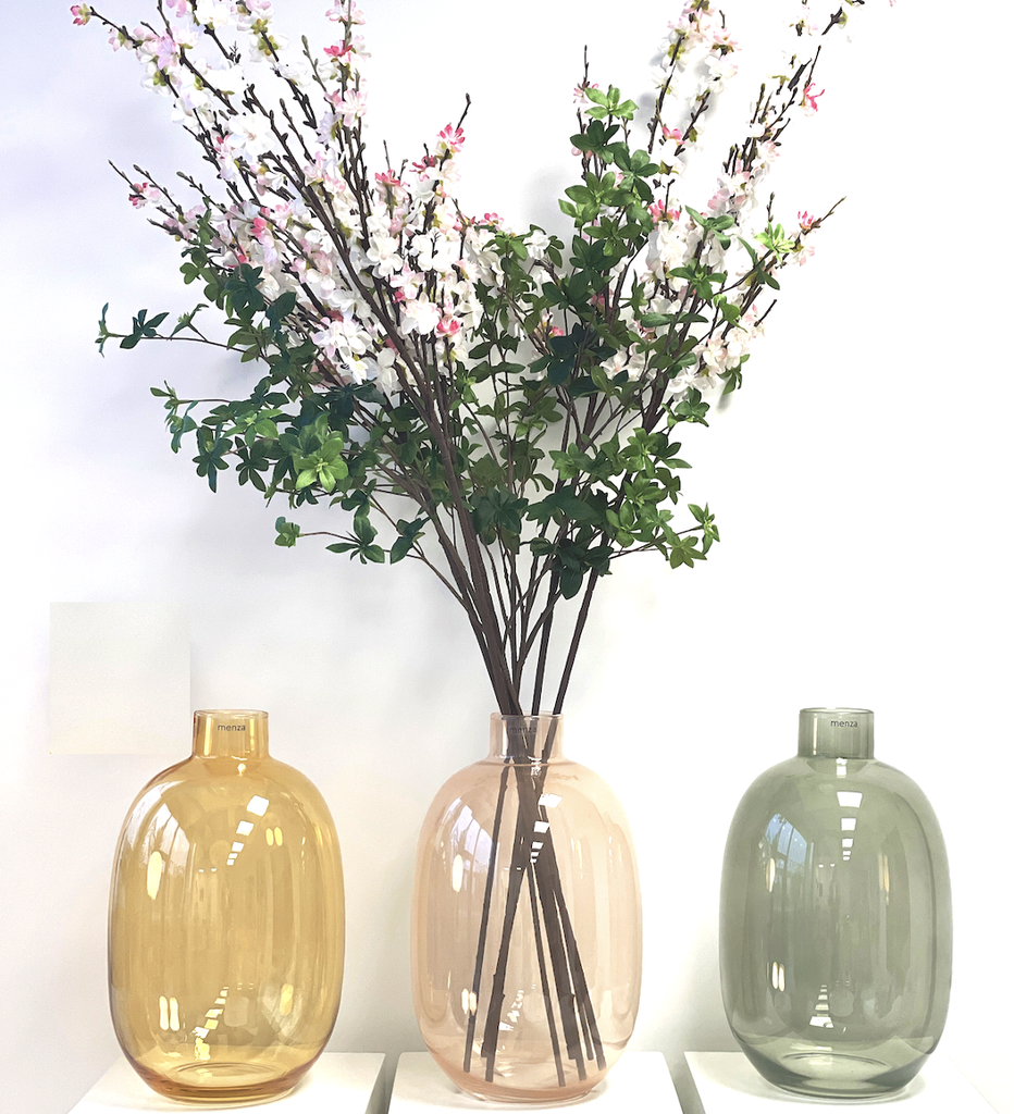 Menza Vase Balloon Yellow H40a