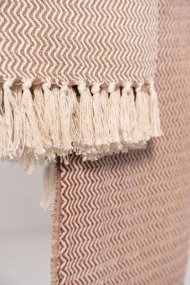 Plaid Visgraat Roest