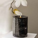Exclujess Zwarte marmeren luxe geurkaars