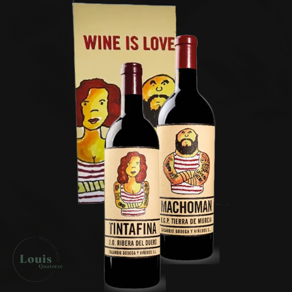 CASA ROJO GIFT BOX WINE IS LOVE 2 FLESSEN