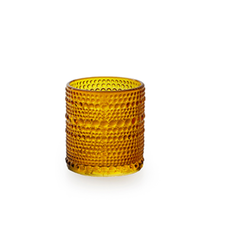 Menza theelicht Amber D9.5cm O8cm