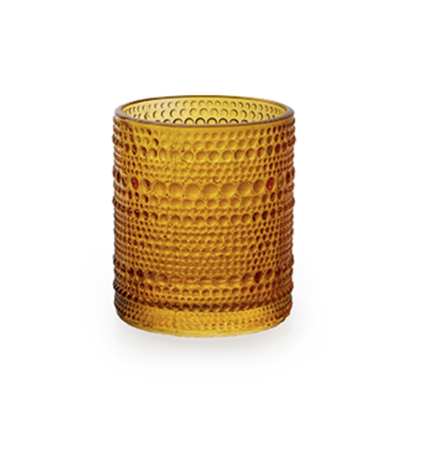 Menza theelicht Amber Big H11,5 O9cm